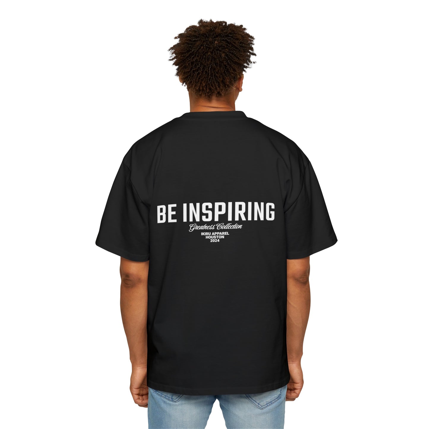 IKIRU Be Inspiring Men's Oversized Tee